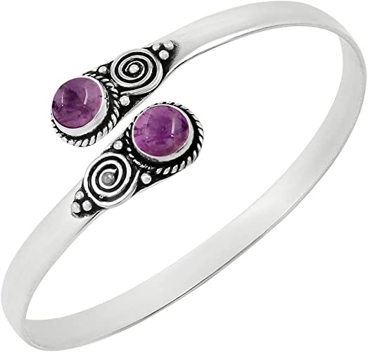 Natural Moonstone Lapis Labradorite Bangle