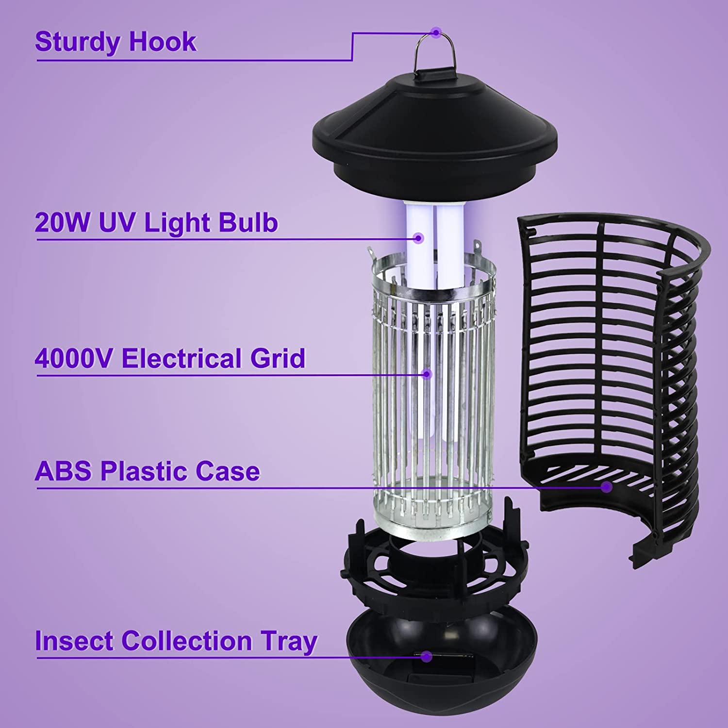 Mosquito Zapper with 20W Lamps - Image 2