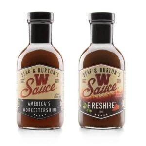 Bear & Burton\s W Sauce + Fireshire, Two Pack Fireshire and Original W Sauce, 12 Fl oz